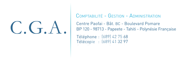 Entête CGA